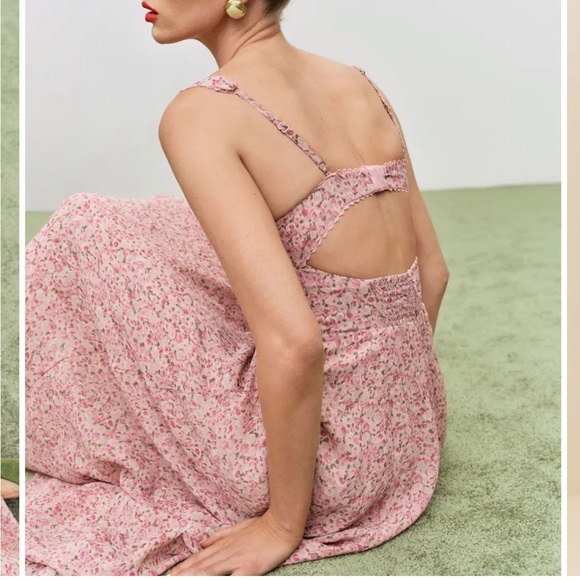 NWT REFORMATION Lela Dress, Rosin, size 6 - Picture 2 of 4